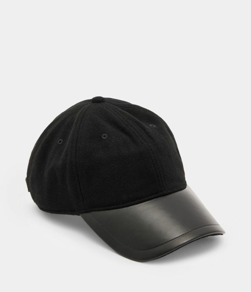 WOOL LEATHER BASEBALL CAP | オールセインツ 公式オンラインストア