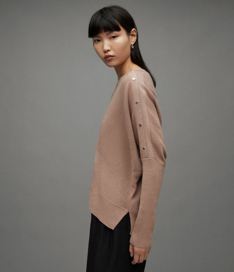 RAVEN WOOL CASHMERE BLEND JUMPER | オールセインツ 公式オンラインストア