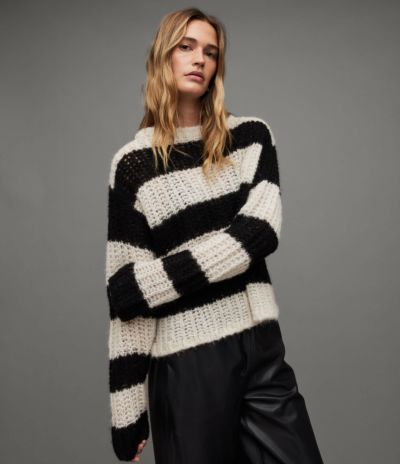 JOY HOUNDSTOOTH CHUNKY BOUCLE JUMPER | オールセインツ 公式