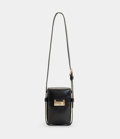 SALOME LEATHER CROSSBODY BAG | SALOME レザー クロスボディ バッグ-