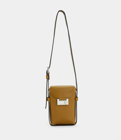 SALOME LEATHER CROSSBODY BAG | SALOME レザー クロスボディ バッグ-