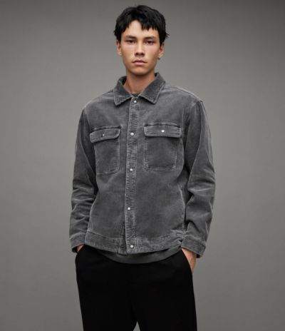 SKOMO WOOL BLEND SHIRT | オールセインツ 公式オンラインストア