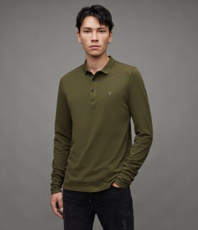 REFORM LONG SLEEVE POLO SHIRT | オールセインツ 公式オンラインストア