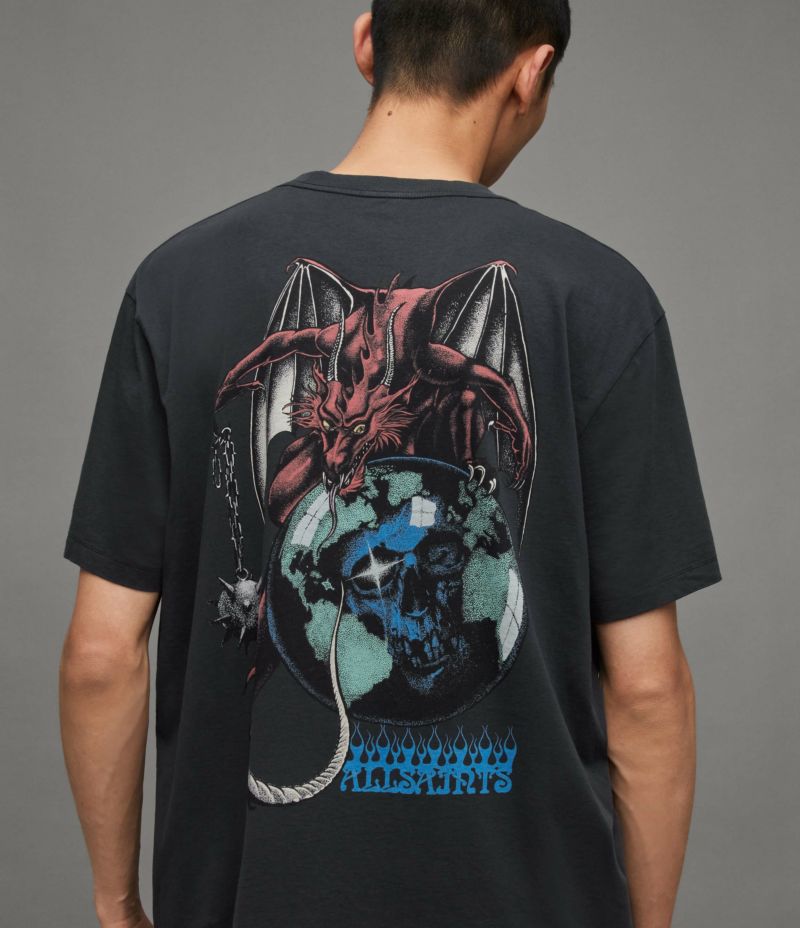 SPACE DRAGON GRAPHIC RELAXED T-SHIRT | オールセインツ 公式