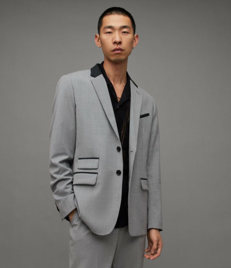 BULLER WOOL BLEND SLIM FIT BLAZER | オールセインツ 公式オンライン