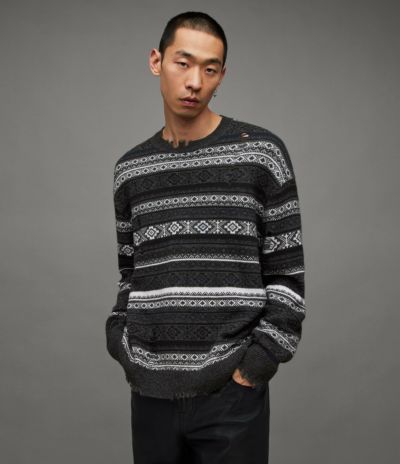 ODYSSEY JACQUARD PRINT OVERSIZED JUMPER | オールセインツ 公式