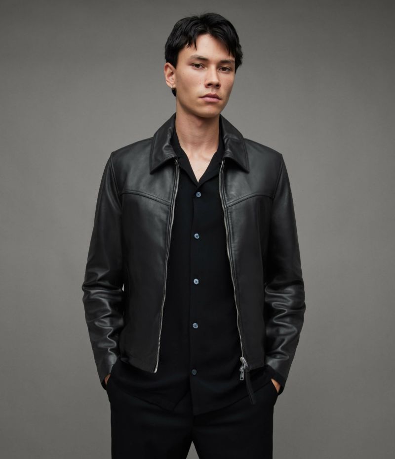 経典 ALLSAINTS ジャケット レザー ジャケット・アウター - bestcheerstone.com