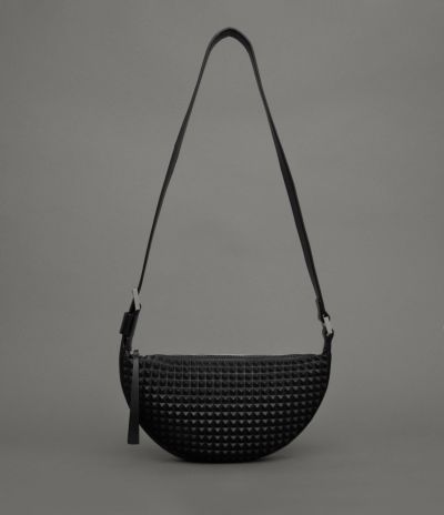 HALF MOON LEATHER EYELET CROSSBODY BAG | オールセインツ 公式