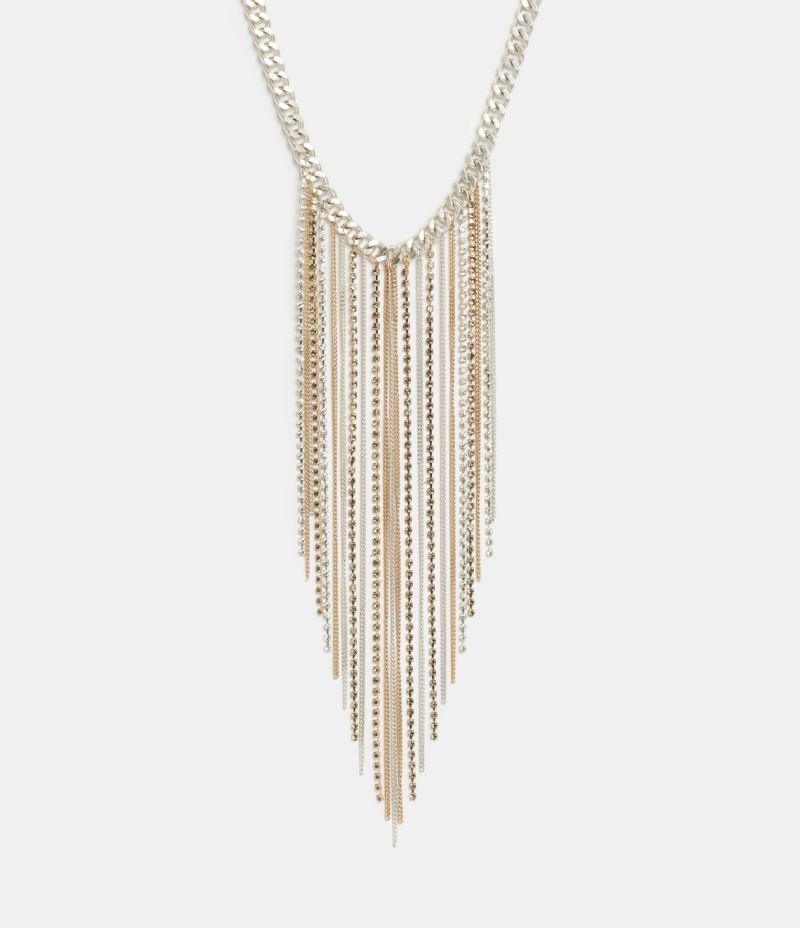KATRYNA FRINGED MULTI TONAL NECKLACE | オールセインツ 公式