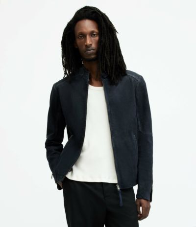 SURVEY DOUBLE LAYERED LEATHER BLAZER | オールセインツ 公式 
