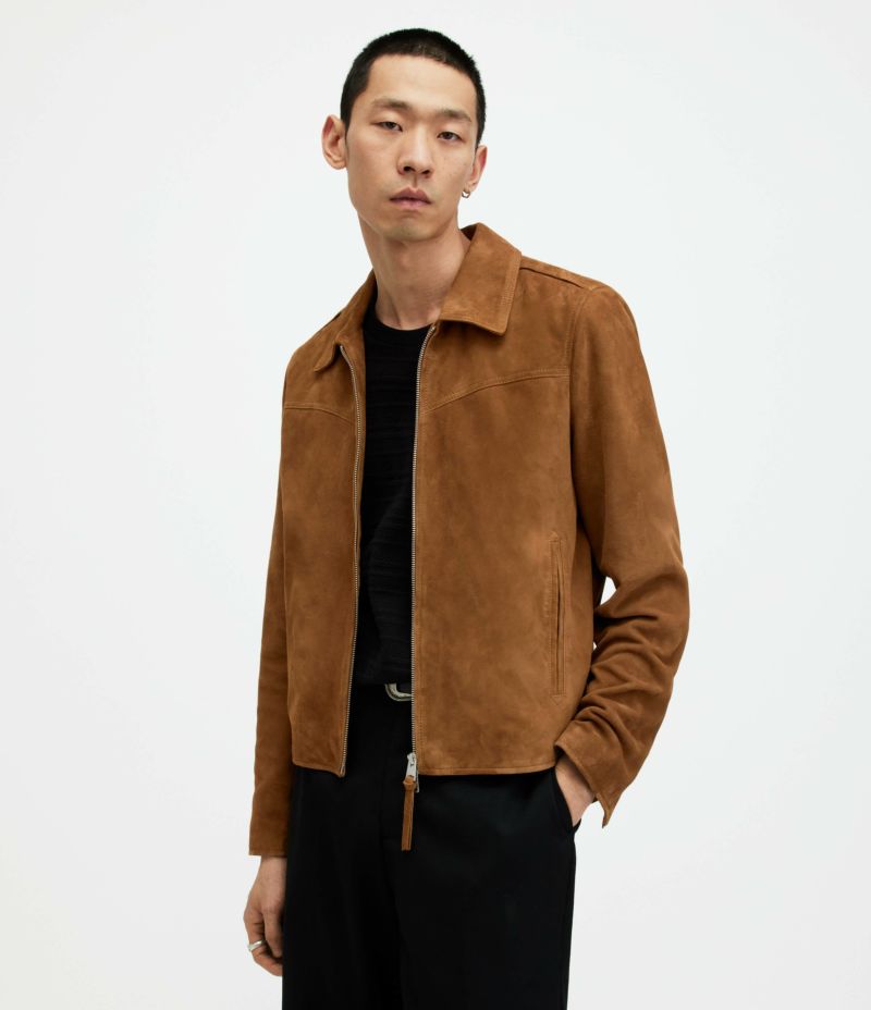 珍しい ALLSAINTS ジャケット レザーバイカー ジャケット・アウター 