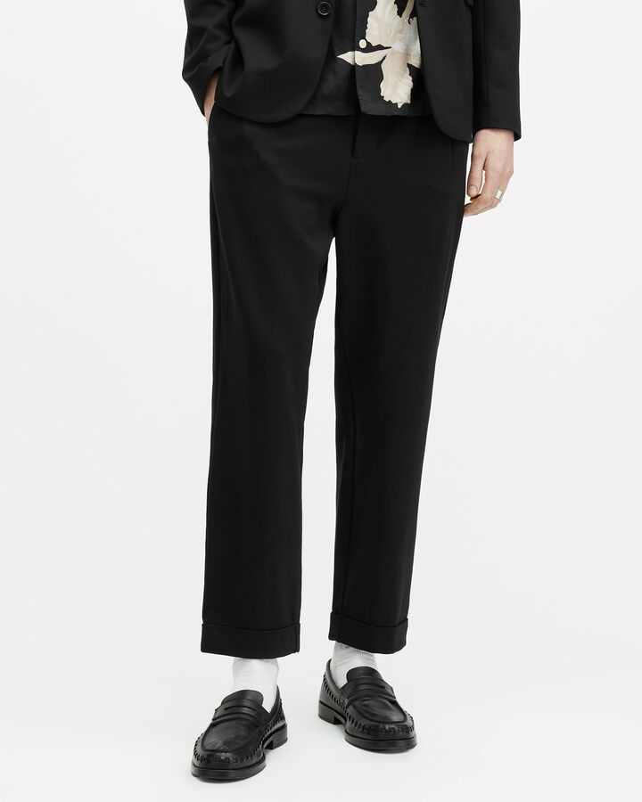 HELM CROPPED TAPERED TROUSERS