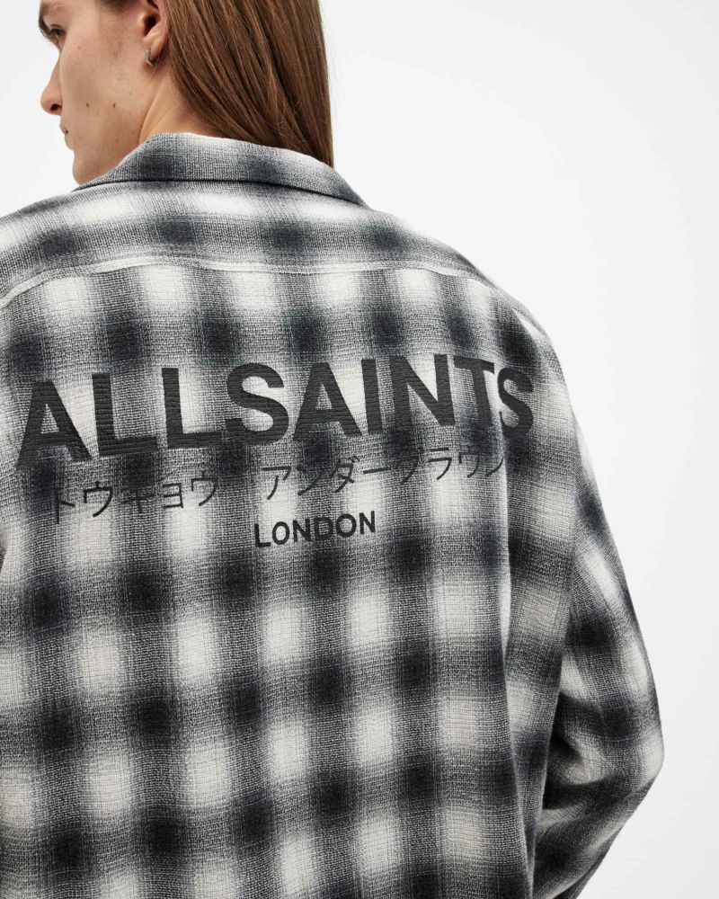 ALLSAINTS シャツ DAISICAL FLORAL PRINT RELAXED SHIRT