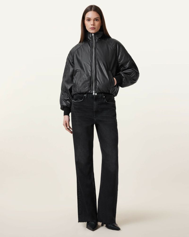 オールセインツ　革ジャン　レディース ALLSAINTS レザージャケット ライダース BALFERN LEATHER BIKER