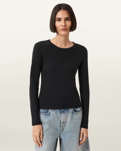 (取寄) オールセインツ レディース フィリッパ トップ AllSaints women Filippa Top Black 1 FILIPPA TOP | オールセインツ 公式オンラインストア