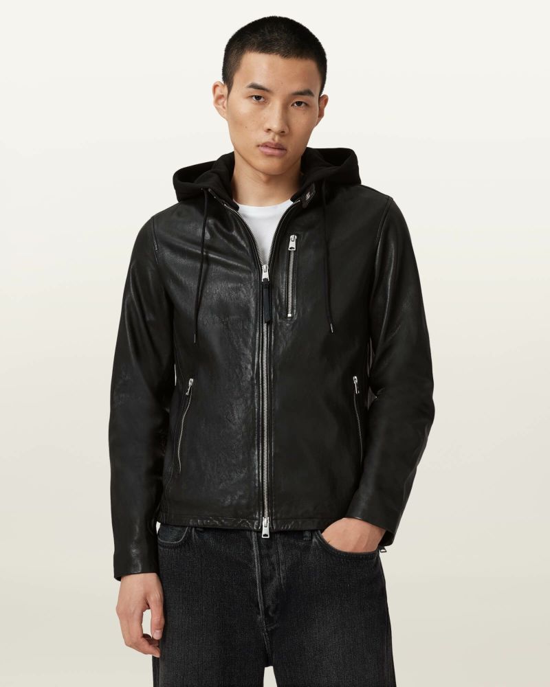 美品　オールセインツ　定価7万　ライダース ダブル ジャケット 羊革　ファー付 中古・古着通販】ALL SAINTS (オールセインツ) MANOR BIKER