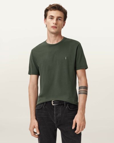 (取寄) オールセインツ メンズ ブレース ショート スリーブ クルー AllSaints men Brace Short Sleeve Crew Beetle Green BRACE SS CREW | オールセインツ 公式オンラインストア