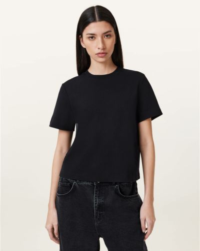 (取寄) オールセインツ レディース ザンダ ティー AllSaints women Zanda Tee Black ZANDA TEE | オールセインツ 公式オンラインストア