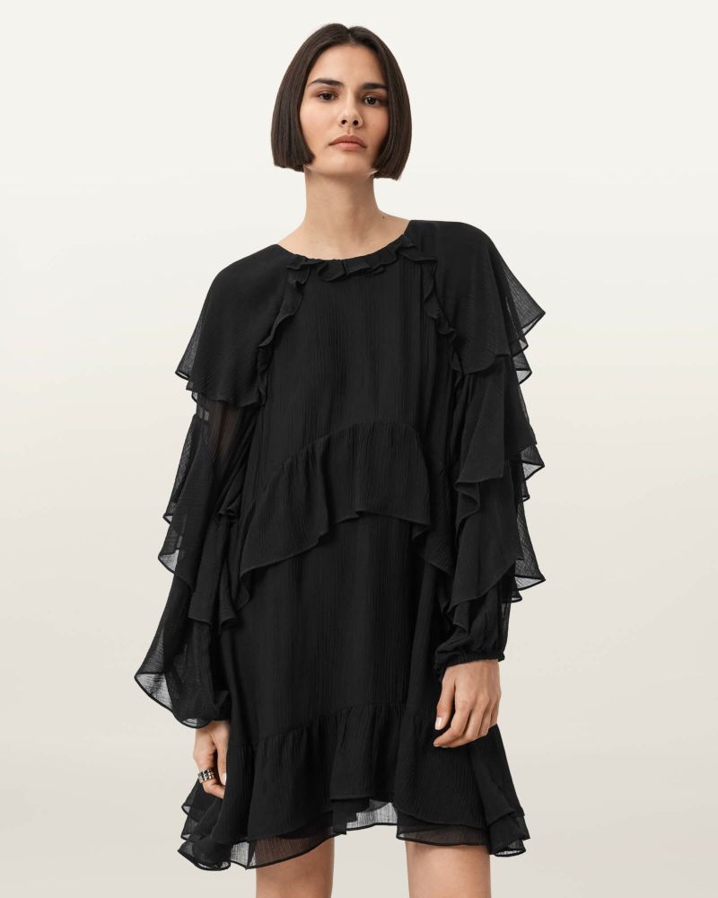 美品 ALLSAINTS セシリーツイストドレス ニットワンピース 美品 ALLSAINTS セシリーツイストドレス ニットワンピース S